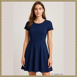 Elle Blue A-Line Fit and Flare Dress XXL